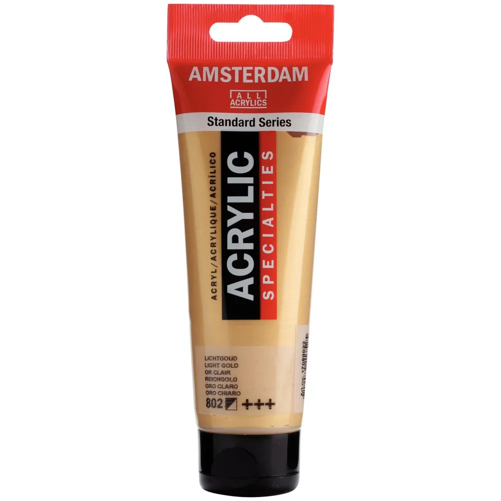 Amsterdam Farba akrylowa - - Light Gold, 120 ml > Farby Akrylowe