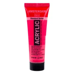 Amsterdam Farba akrylowa - - 832, Metallic Red, 20 ml