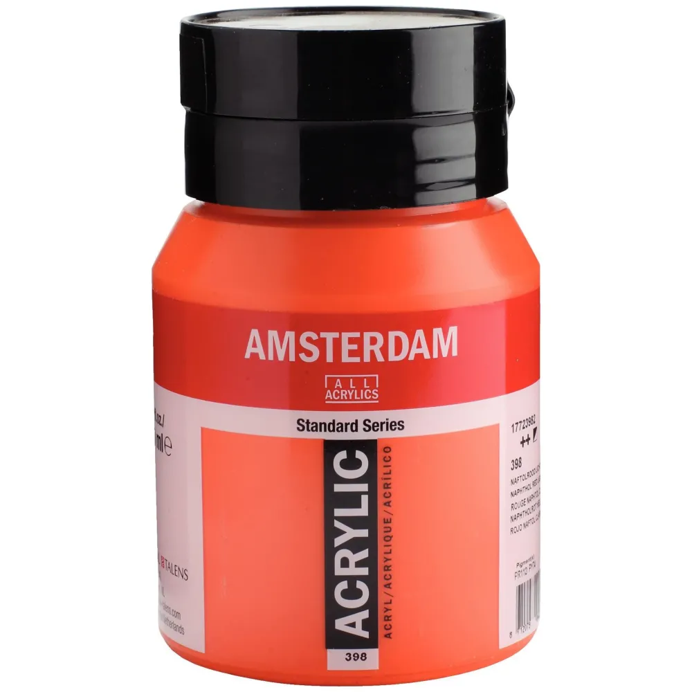 Amsterdam Farba akrylowa - - 398, Naphthol Red Light, 500 ml > Farby Akrylowe