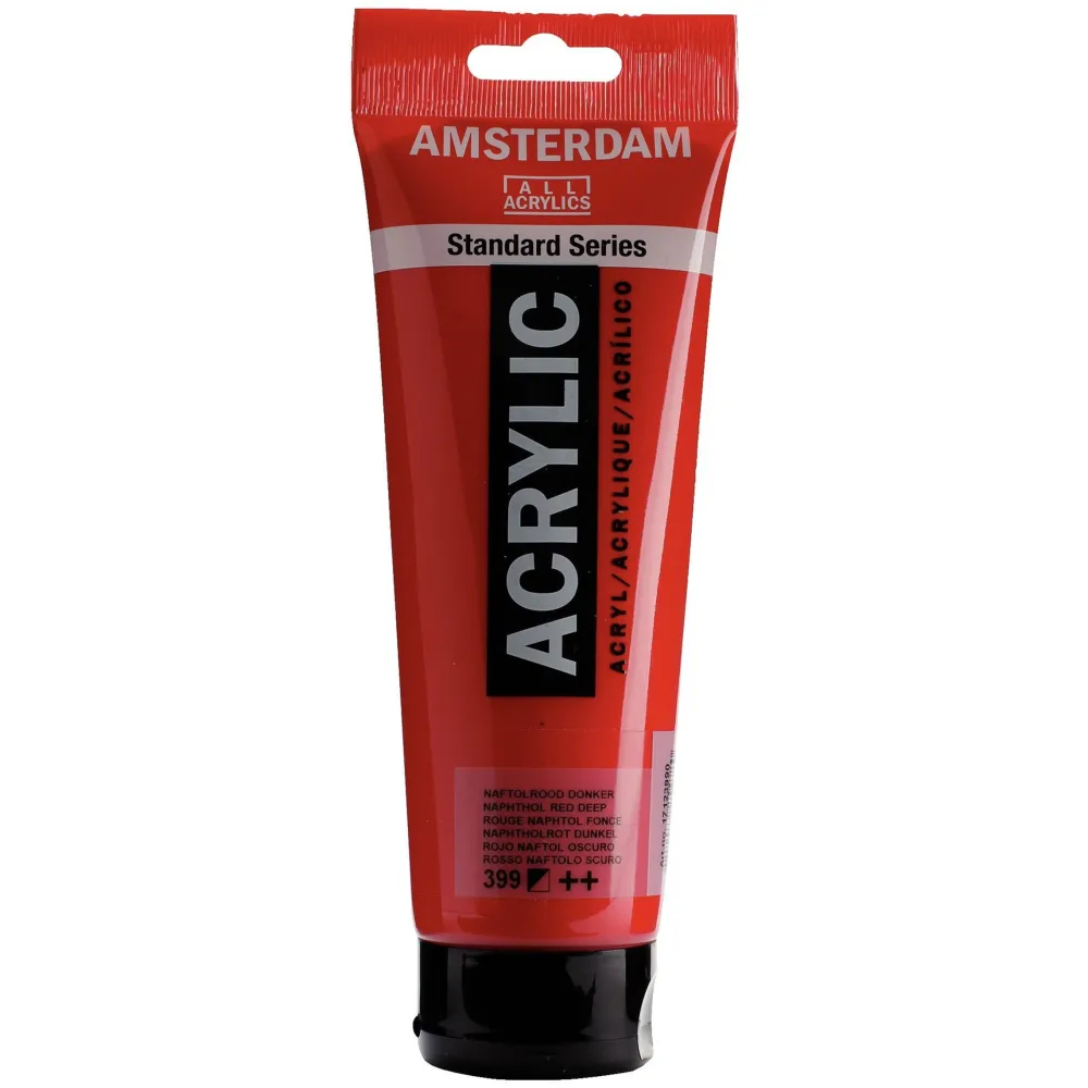 Amsterdam Farba akrylowa - - 399, Naphthol Red Deep, 250 ml