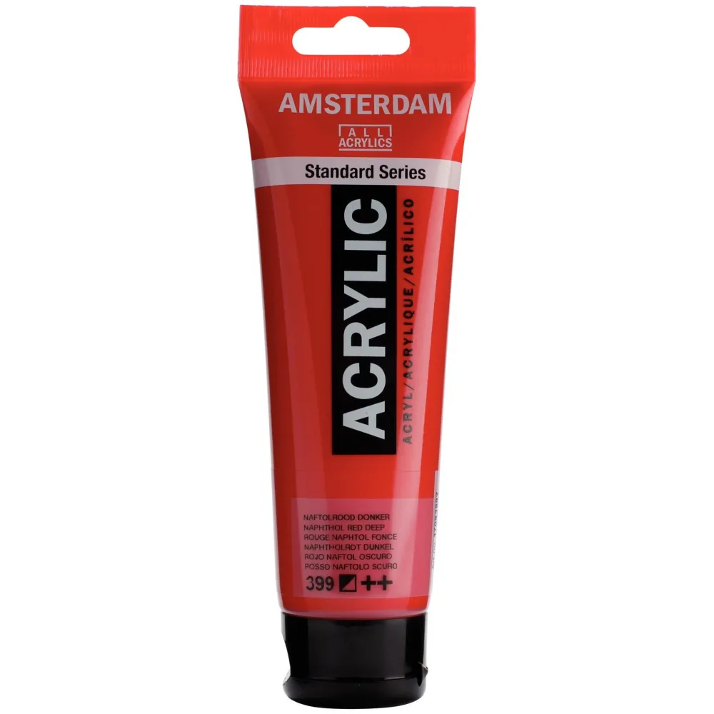 Amsterdam Farba akrylowa - - Naphthol Red Deep, 120 ml > Farby Akrylowe