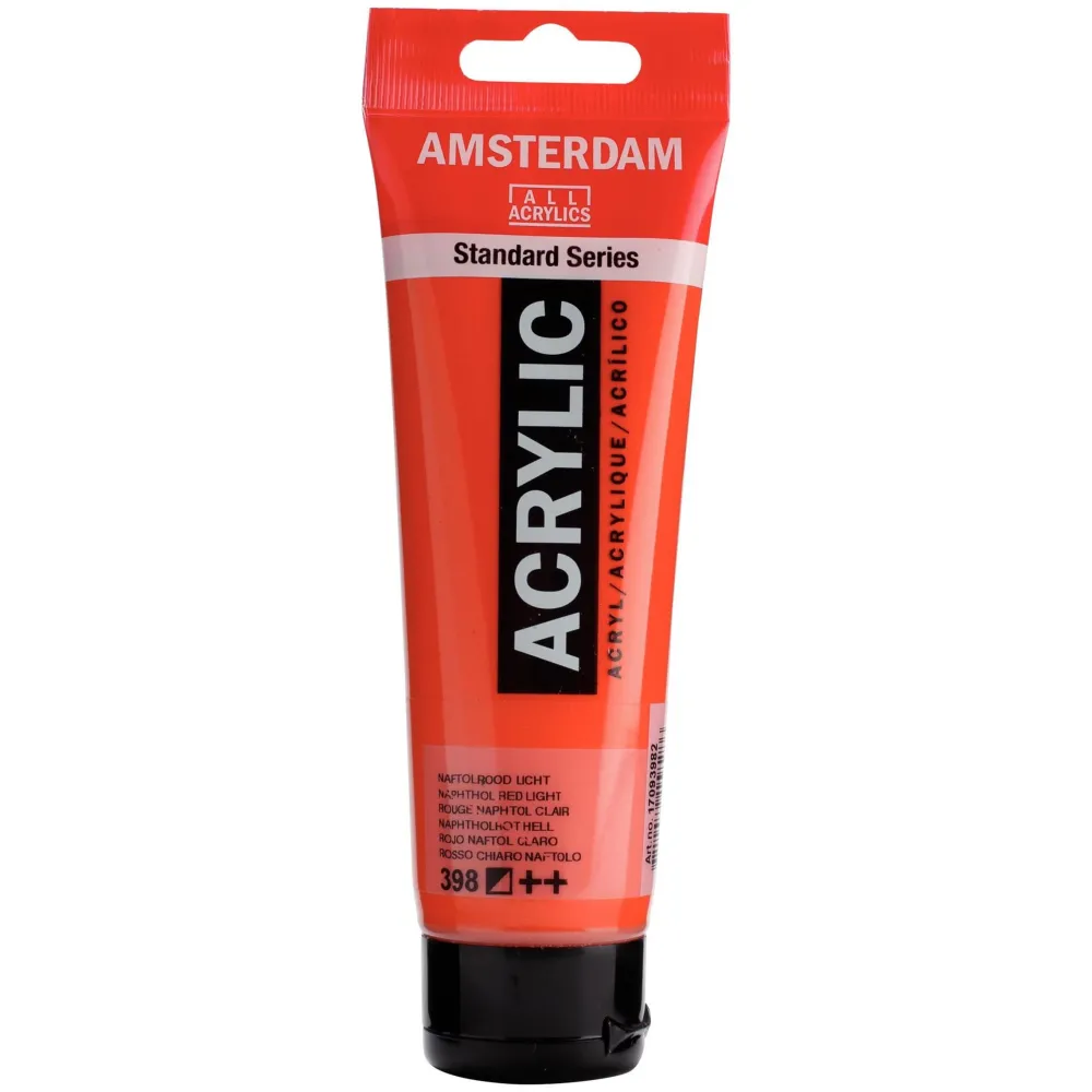 Amsterdam Farba akrylowa - - Naphthol Red Medium, 120 ml > Farby Akrylowe