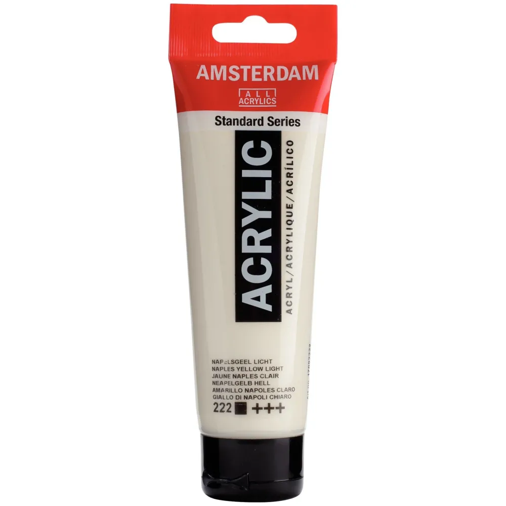Amsterdam Farba akrylowa - - Naples Yellow Light, 120 ml
