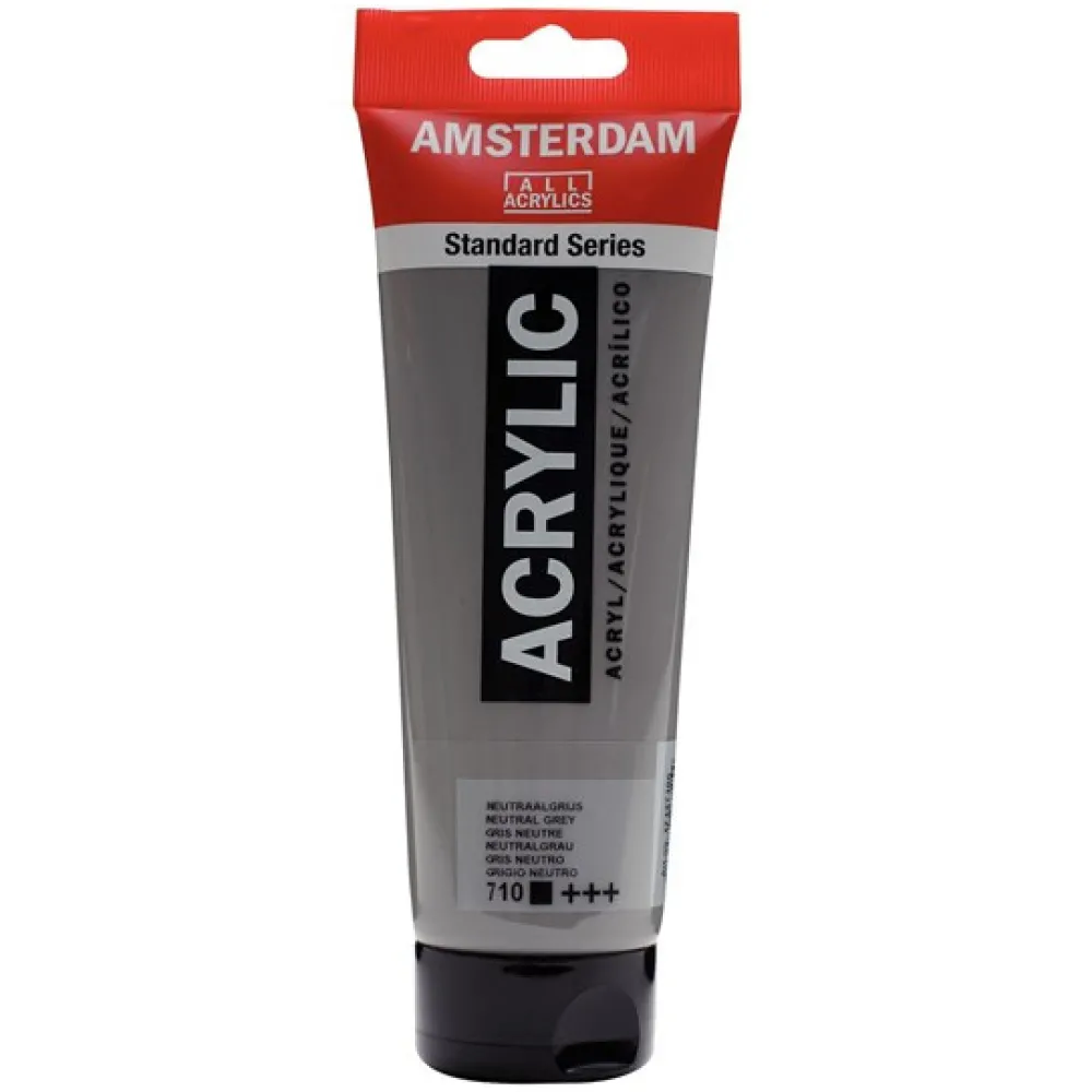 Amsterdam Farba akrylowa - - 710, Neutral Grey, 250 ml