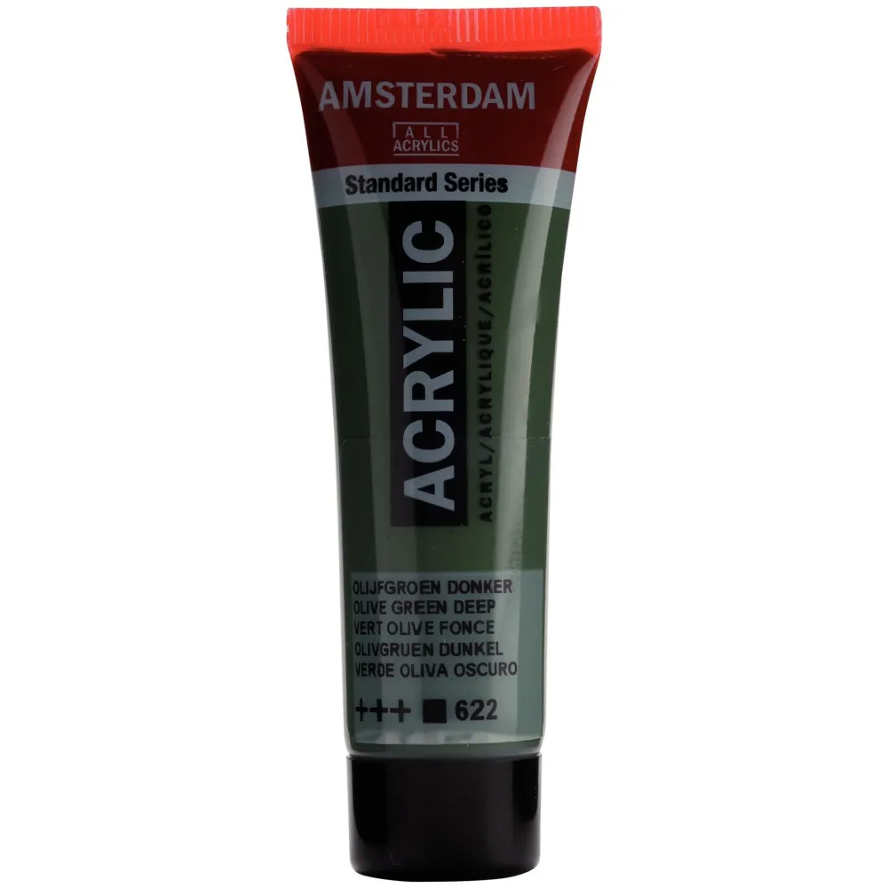 Amsterdam Farba akrylowa - - Olive Green Deep, 20 ml > Farby Akrylowe