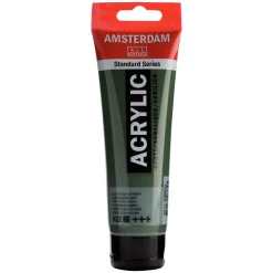 Amsterdam Farba akrylowa - - Olive Green Deep, 120 ml > Farby Akrylowe