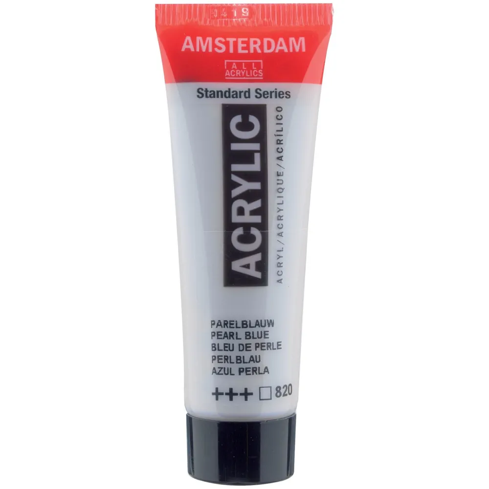 Amsterdam Farba akrylowa - - Pearl Blue, 20 ml