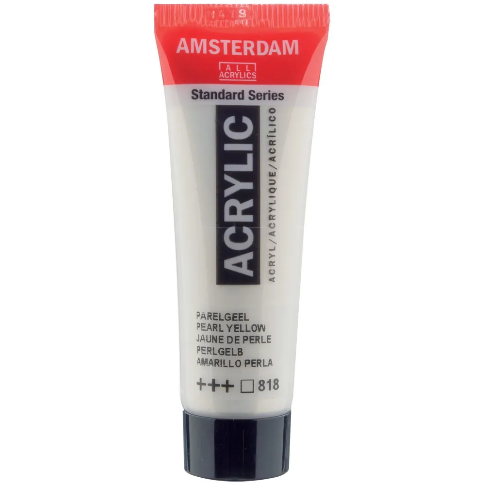 Amsterdam Farba akrylowa - - Pearl Yellow, 20 ml