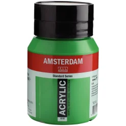 Amsterdam Farba akrylowa - - 618, Permanent Green Light, 500 ml