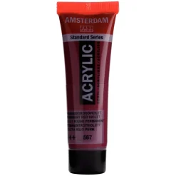 Amsterdam Farba akrylowa - - Permanent Red Violet, 20 ml