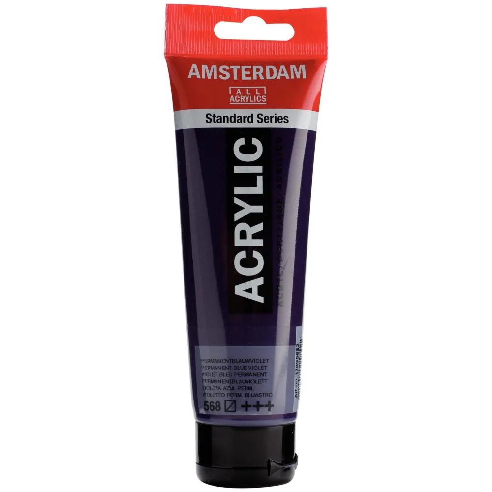 Amsterdam Farba akrylowa - - Permanent Blue Violet, 120 ml > Farby Akrylowe