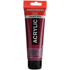 Amsterdam Farba akrylowa - - Permanent Red Violet, 120 ml