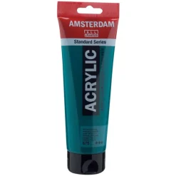 Amsterdam Farba akrylowa - - 675, Phthalo Green, 250 ml > Farby Akrylowe
