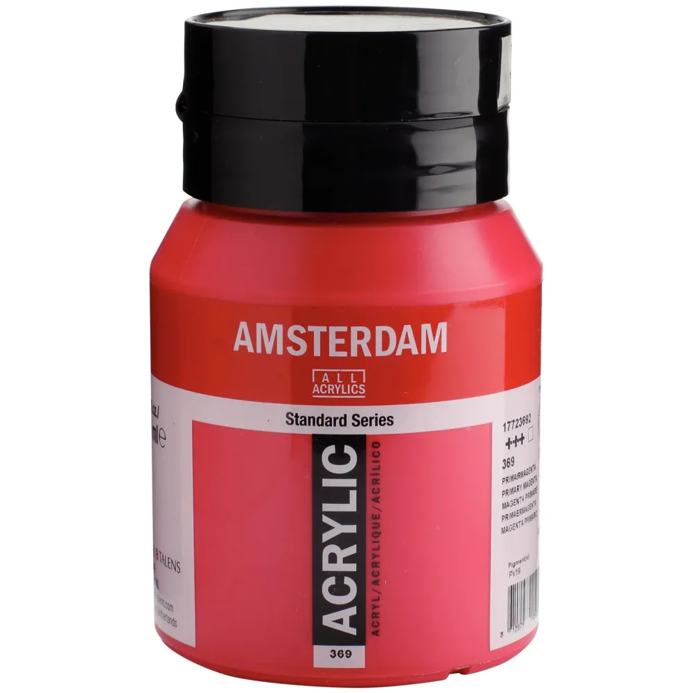 Amsterdam Farba akrylowa - - 369, Primary Magenta, 500 ml > Farby Akrylowe