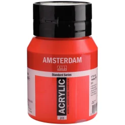 Amsterdam Farba akrylowa - - 315, Pyrrole Red, 500 ml
