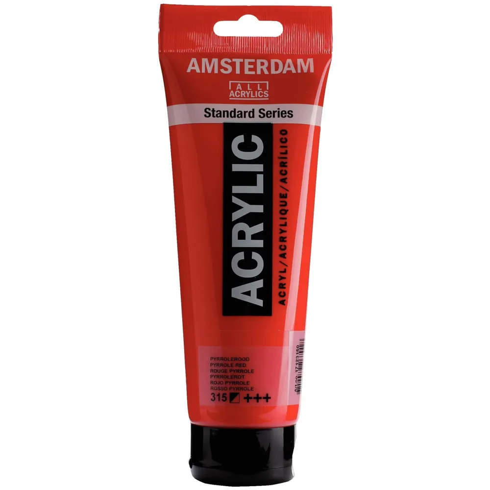 Amsterdam Farba akrylowa - - 315, Pyrrole Red, 250 ml > Farby Akrylowe