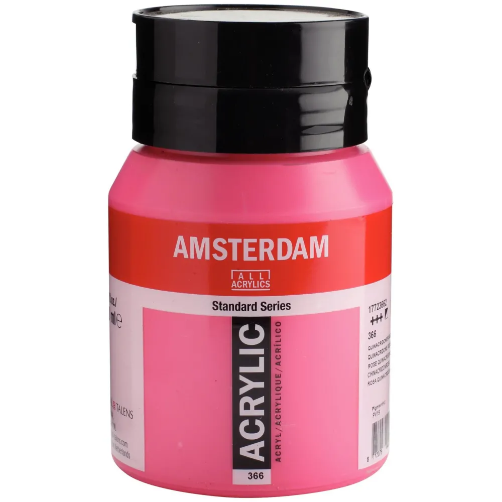 Amsterdam Farba akrylowa - - 366, Quinacridone Rose, 500 ml > Farby Akrylowe