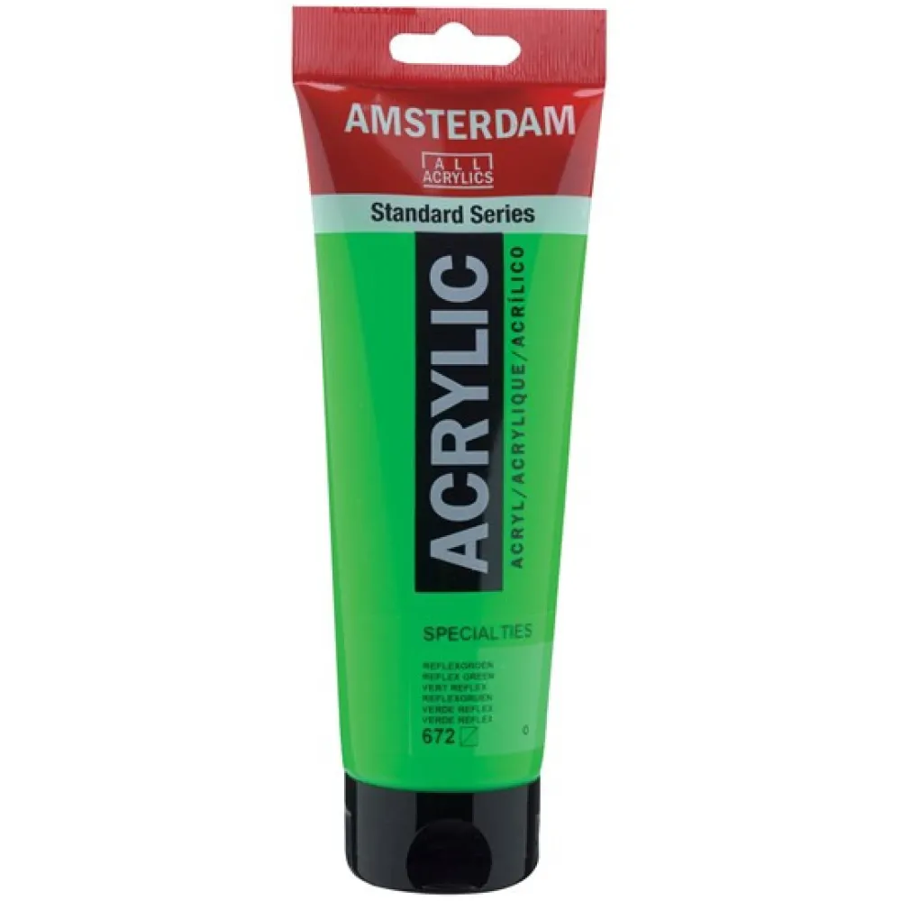 Amsterdam Farba akrylowa - - 672, Reflex Green, 250 ml > Farby Akrylowe