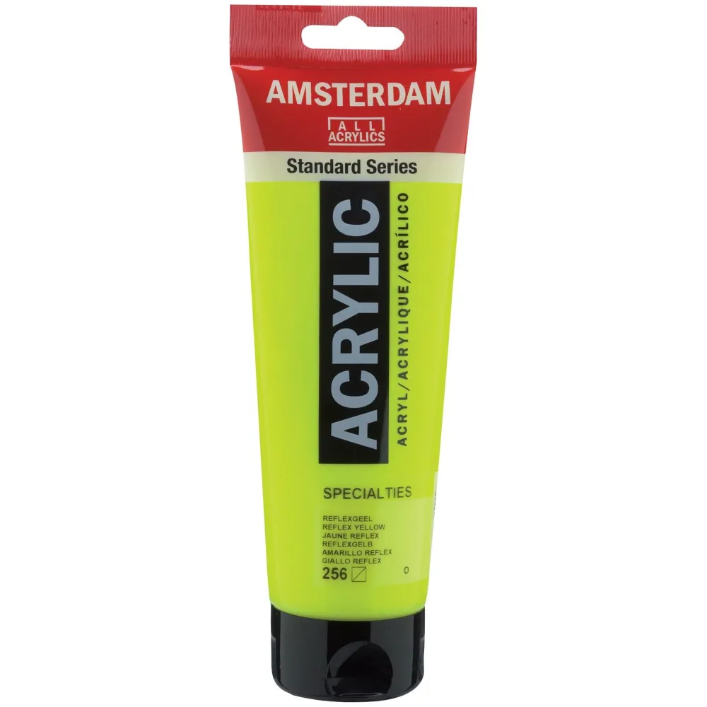 Amsterdam Farba akrylowa - - 256, Reflex Yellow, 250 ml