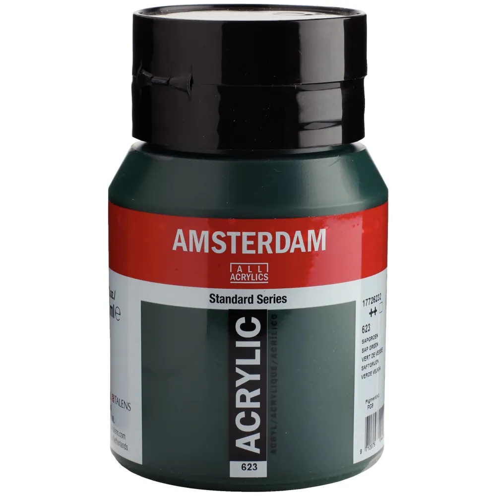 Amsterdam Farba akrylowa - - 623, Sap Green, 500 ml