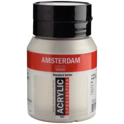 Amsterdam Farba akrylowa - - 800, Silver, 500 ml