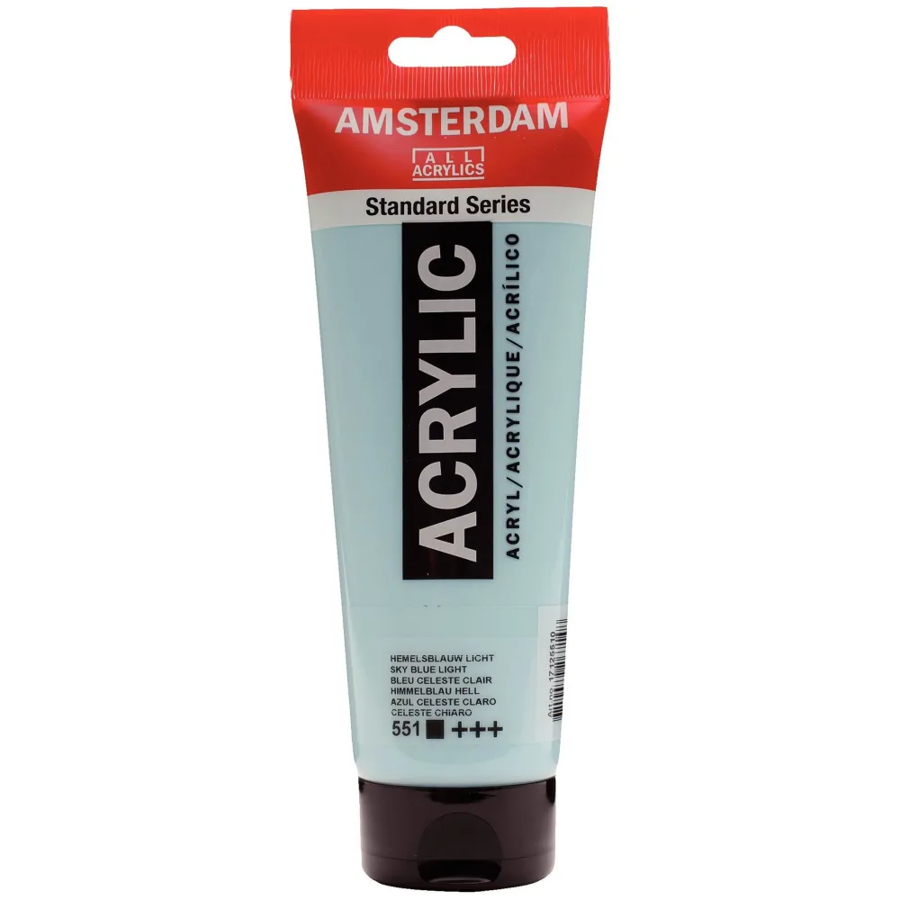 Amsterdam Farba akrylowa - - 551, Sky Blue Light, 250 ml > Farby Akrylowe