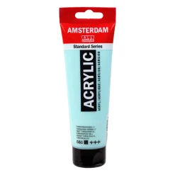 Amsterdam Farba akrylowa - - 660, Turquoise Green Light, 120 ml
