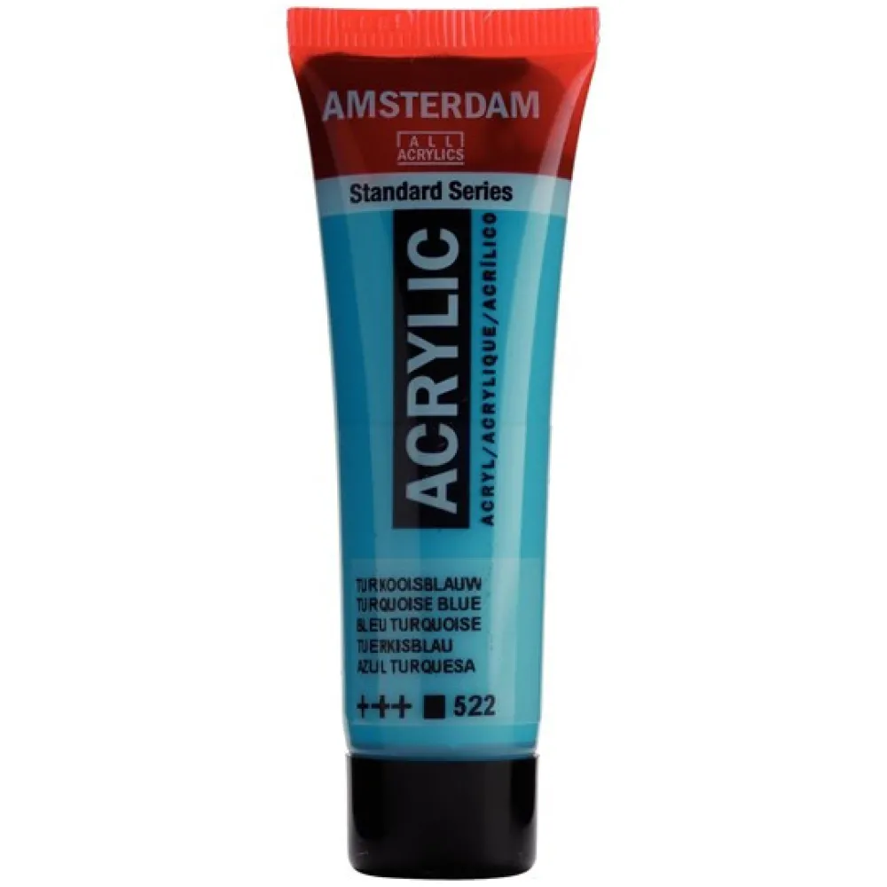 Amsterdam Farba akrylowa - - Turquoise Blue, 20 ml > Farby Akrylowe