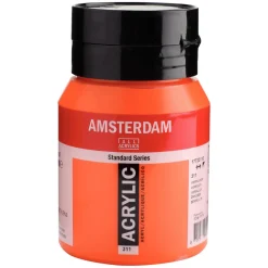 Amsterdam Farba akrylowa - - 311, Vermilion, 500 ml > Farby Akrylowe