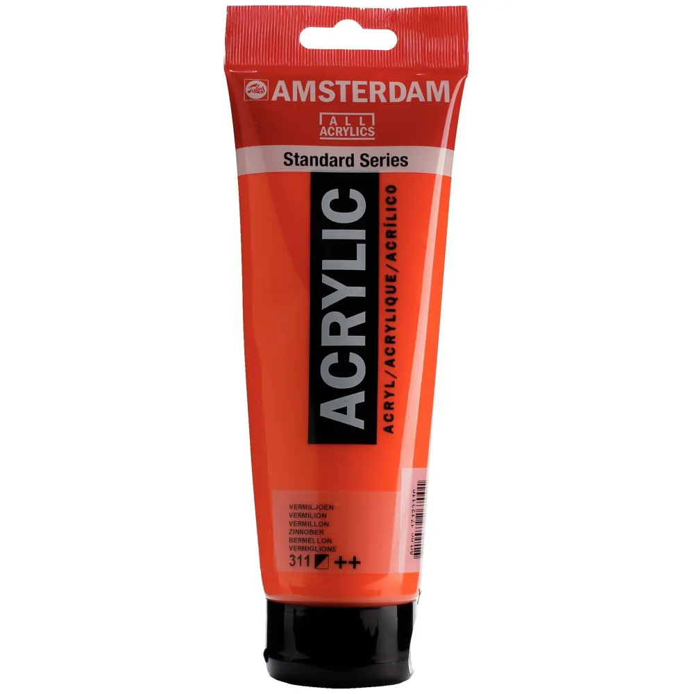 Amsterdam Farba akrylowa - - 311, Vermilion, 250 ml