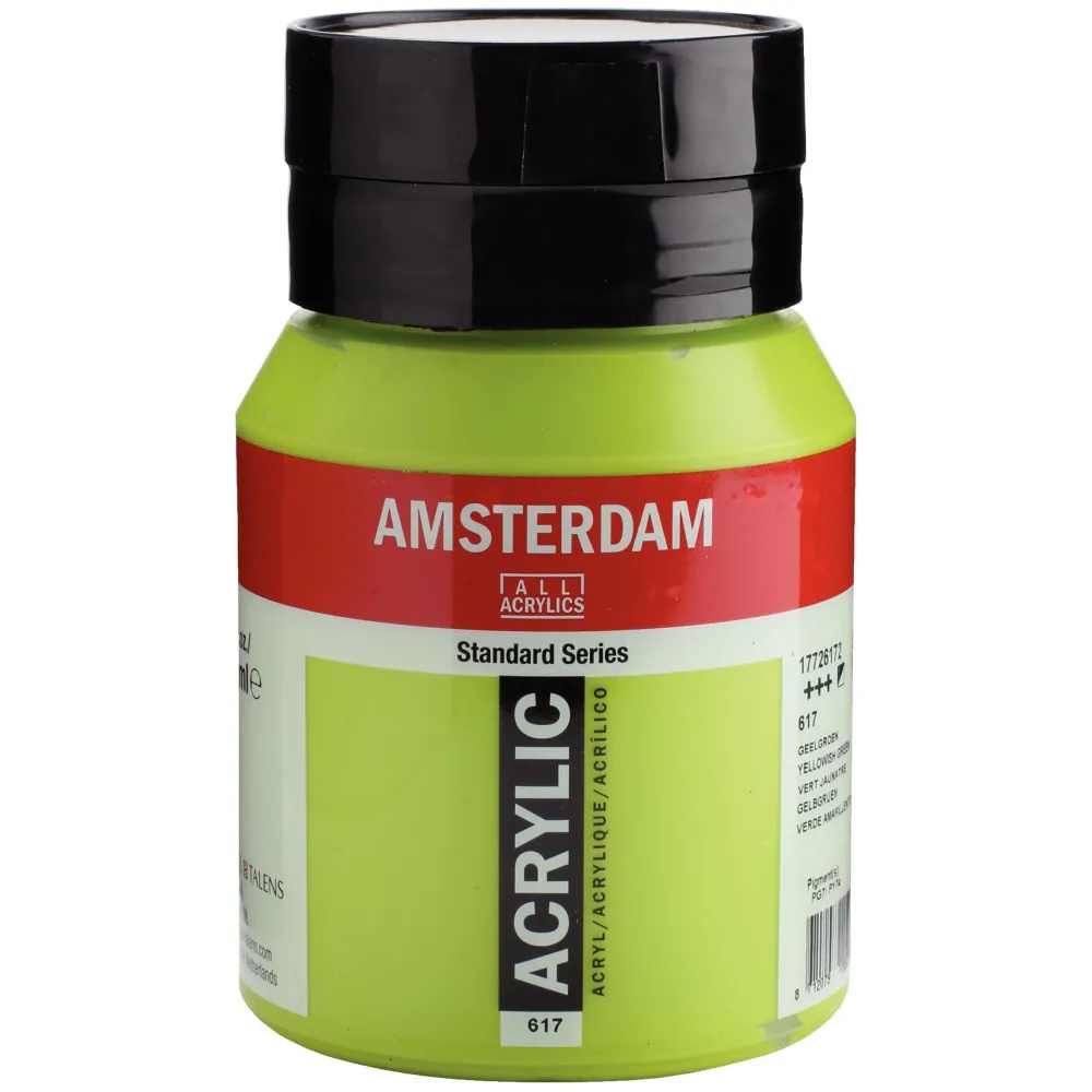 Amsterdam Farba akrylowa - - 617, Yellowish Green, 500 ml > Farby Akrylowe