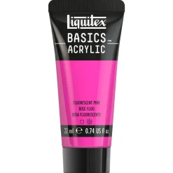 Liquitex Farba akrylowa Basics Acrylic - - 987, Fluorescent Pink, 22 ml > Farby Akrylowe