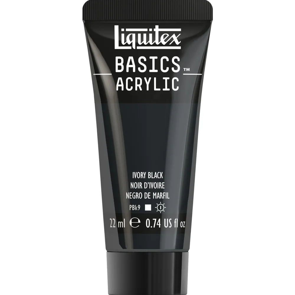 Liquitex Farba akrylowa Basics Acrylic - - 244, Ivory Black, 22 ml