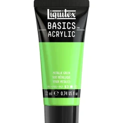 Liquitex Farba akrylowa Basics Acrylic - - 339, Metallic Aqua Green, 22 ml ><noscript><img width=