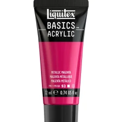 Liquitex Farba akrylowa Basics Acrylic - - 342, Metallic Magenta, 22 ml