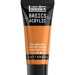 Liquitex Farba akrylowa Basics Acrylic - - 344, Metallic Burnt Orange, 22 ml