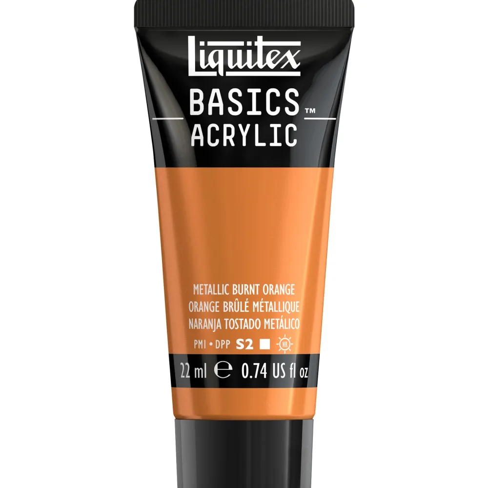 Liquitex Farba akrylowa Basics Acrylic - - 344, Metallic Burnt Orange, 22 ml