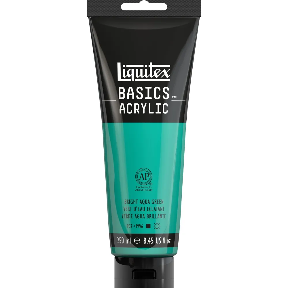 Liquitex Farba akrylowa Basics Acrylic - - Bright Aqua Green, 250 ml