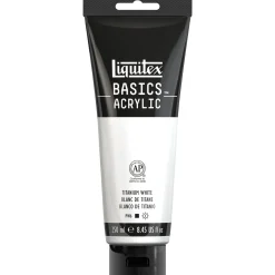 Liquitex Farba akrylowa Basics Acrylic - - Titanium White, 250 ml