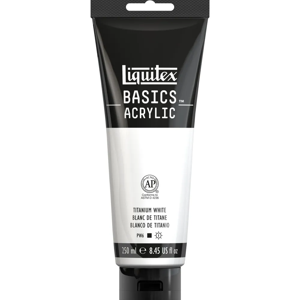Liquitex Farba akrylowa Basics Acrylic - - Titanium White, 250 ml
