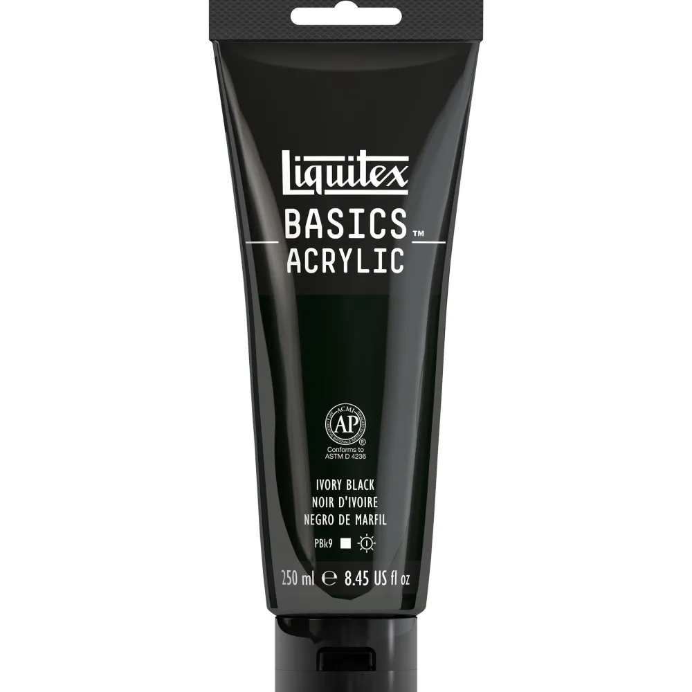 Liquitex Farba akrylowa Basics Acrylic - - Ivory Black, 250 ml