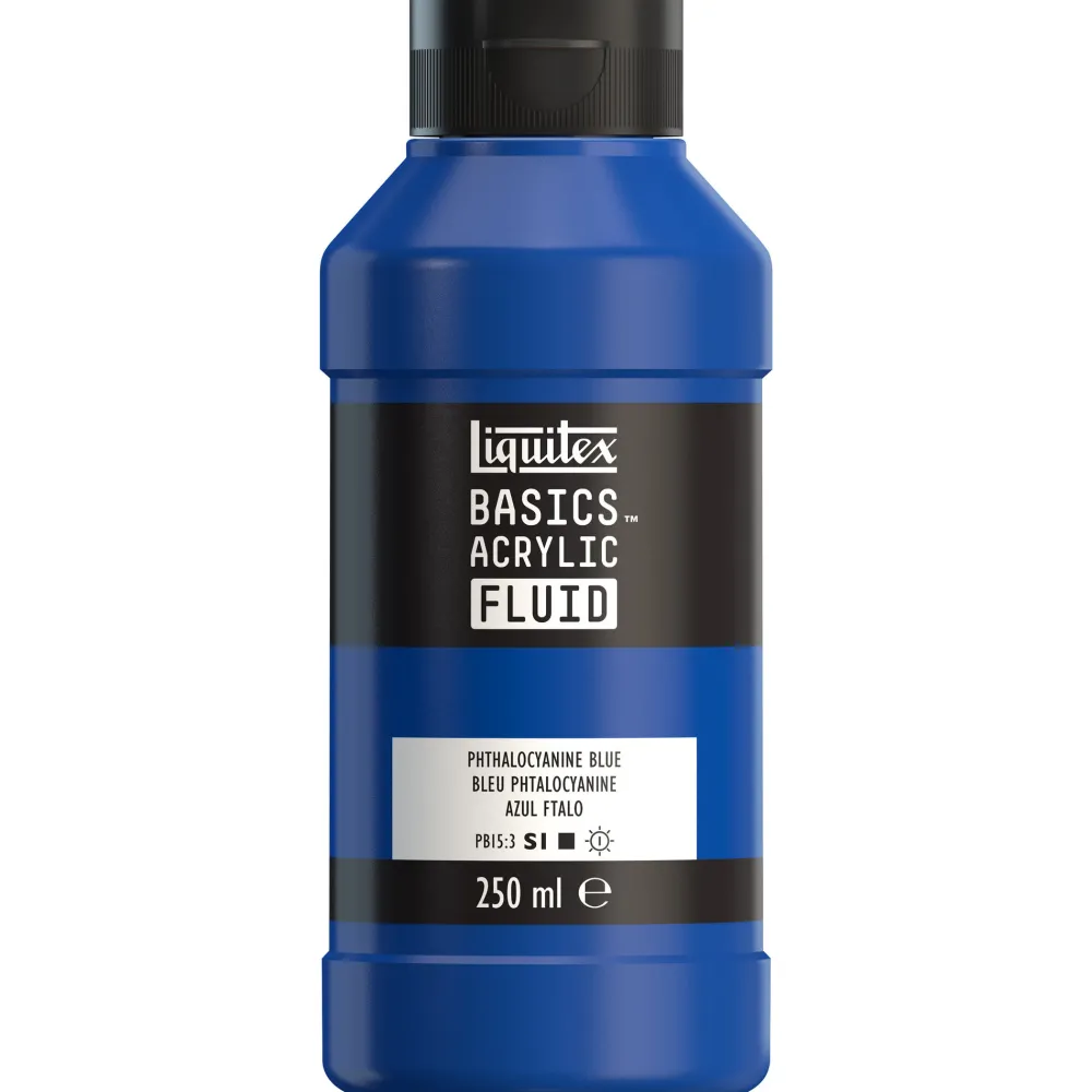 Liquitex Farba akrylowa Basics Acrylic Fluid - - 316, Phthalocyanine Blue, 250 ml