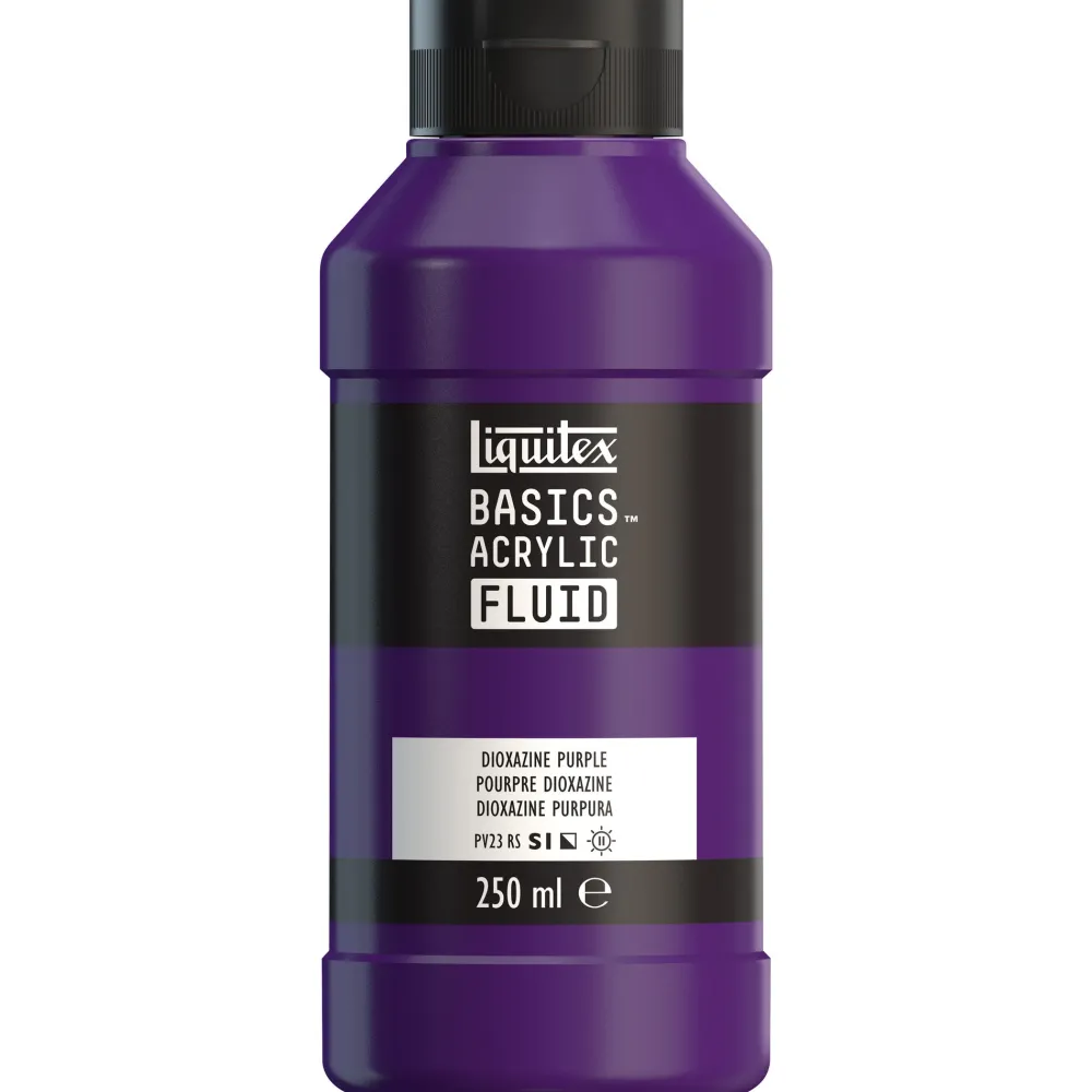 Liquitex Farba akrylowa Basics Acrylic Fluid - - 186, Dioxazine Purple, 250 ml
