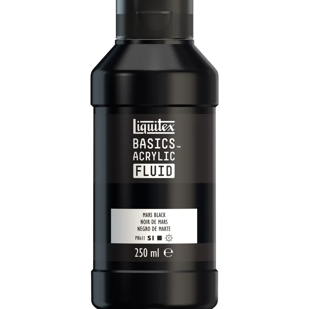Liquitex Farba akrylowa Basics Acrylic Fluid - - 276, Mars Black, 250 ml