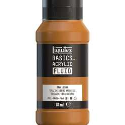 Liquitex Farba akrylowa Basics Acrylic Fluid - - 330, Raw Sienna, 118 ml