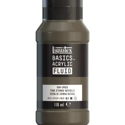 Liquitex Farba akrylowa Basics Acrylic Fluid - - 331, Raw Umber, 118 ml