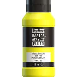 Liquitex Farba akrylowa Basics Acrylic Fluid - - 982, Fluorescent Orange, 118 ml ><noscript><img width=