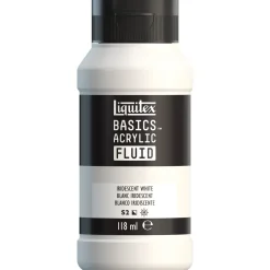 Liquitex Farba akrylowa Basics Acrylic Fluid - - 238, Iridescent White, 118 ml