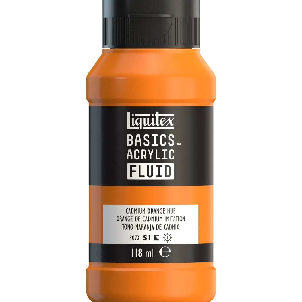 Liquitex Farba akrylowa Basics Acrylic Fluid - - 720, Cadmium Orange Hue, 118 ml > Farby Akrylowe