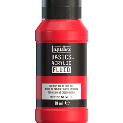 Liquitex Farba akrylowa Basics Acrylic Fluid - - 151, Cadmium Red Medium Hue, 118 ml ><noscript><img width=